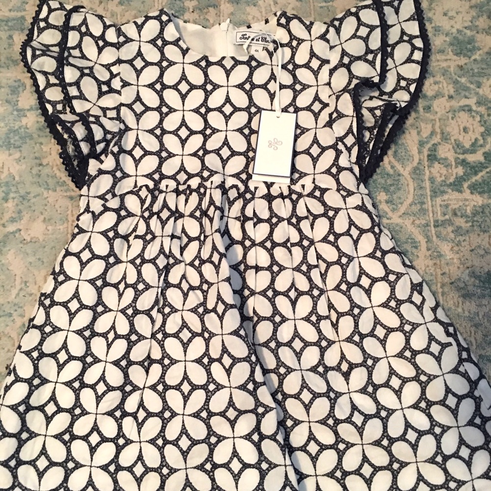 Tartine et chocolat girls dress size 4 - Picture 2 of 8